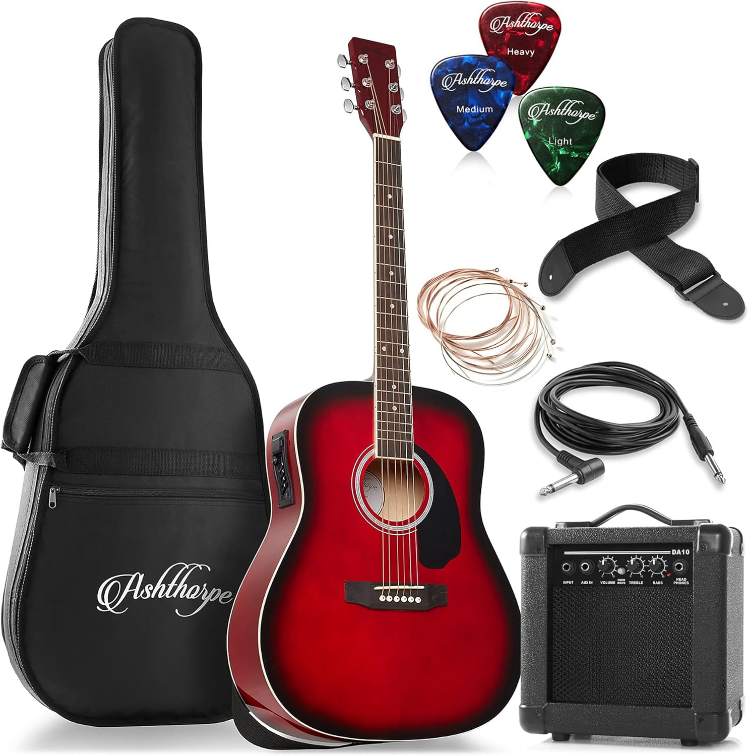 Full-Size Dreadnought Acoustic Electric Guitar Package Review