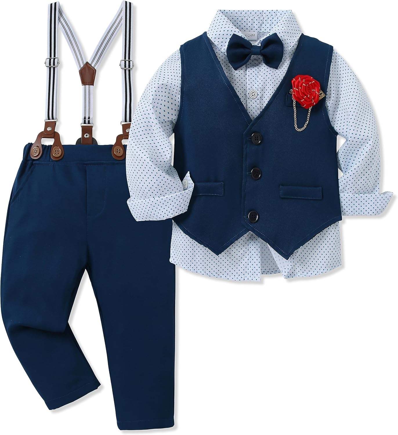 WESIDOM Toddler Boy Clothes Suit Set for Formal Occasions