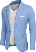 COOFANDY Men's Slim Fit Blazer One Button Sport Coat (Style YBCP)