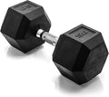 CAP Barbell Coated Hex Dumbbell Weight - Durable, Non-Rolling Choice