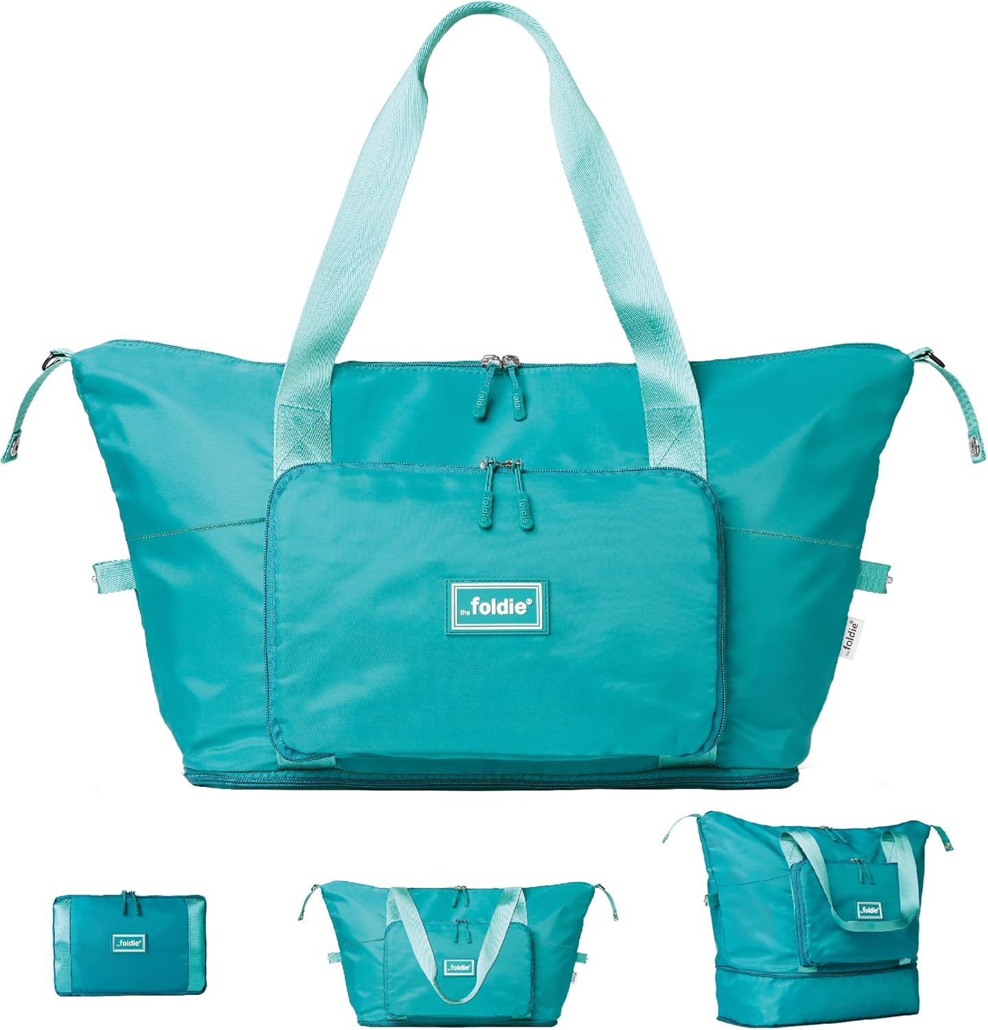 Foldable Travel Tote Bag for Women - 40L Weekender Bag