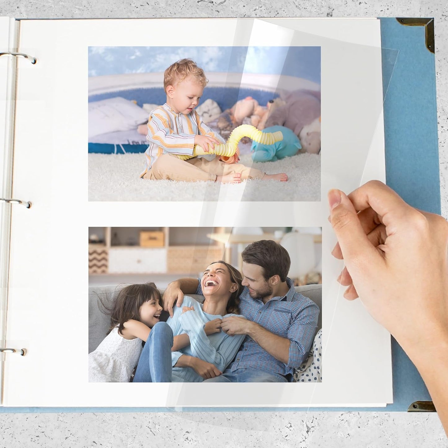 Vienrose Photo Album Refill for 3 Ring Binder - 120 Sheets