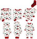 Christmas Family Matching Pajama Sets with Socks - Cozy (Style T7M8)