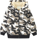 Kids Sherpa Fleece Lined Zip Up Jacket Hoodie - Warm, Cozy Layer