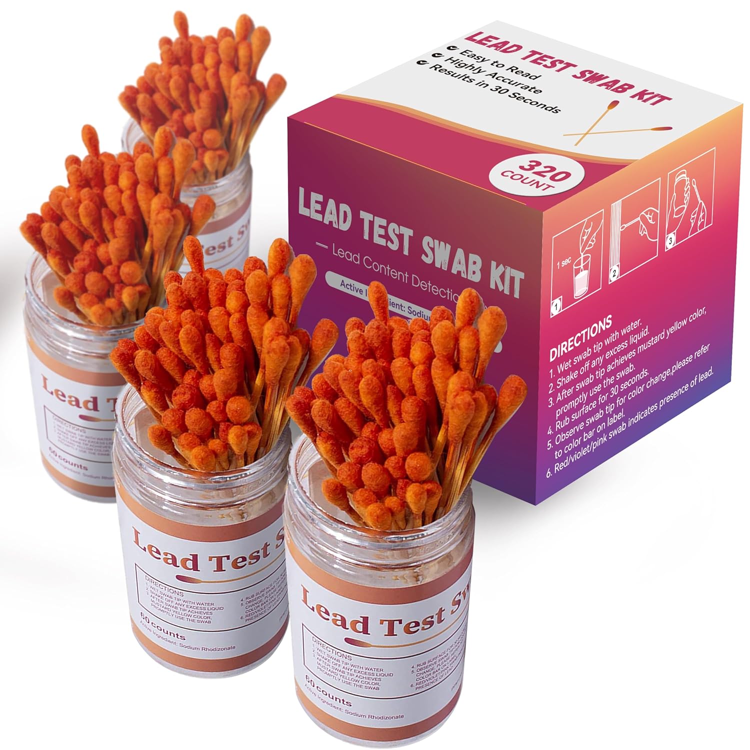 AAwipes Lead Test Kit for Quick Home Testing of Surfaces