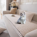 Couch Cover for Dogs Washable Plush Sofa Slipcover - Cozy Protection