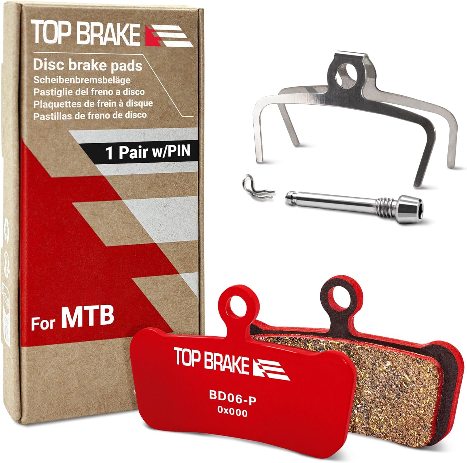 Silent Ceramic Brake Pads - Red | AVID & SRAM Compatible