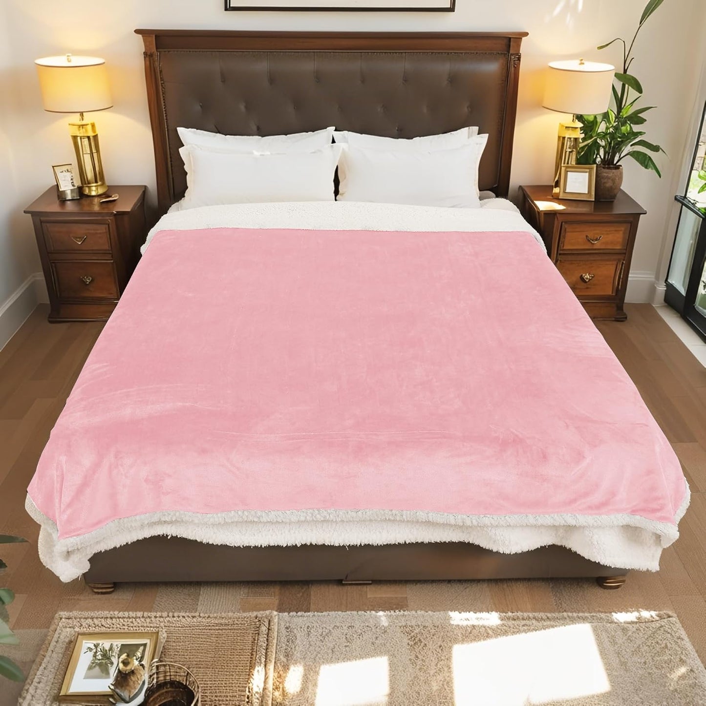 Electric Heated Blanket Throw - Soft Flannel Comfort for All