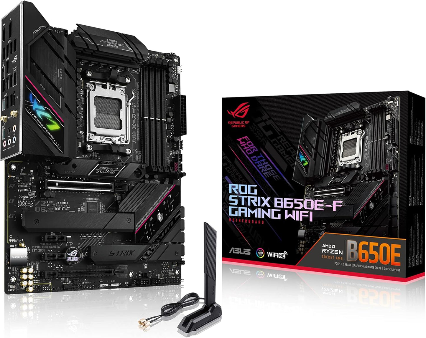 ASUS ROG Strix B650E-F Gaming WiFi Motherboard for Ryzen 7000