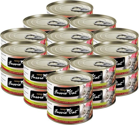 Fussie Cat Premium Tuna & Salmon in Aspic Wet Cat Food Review