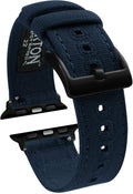 BARTON Canvas Watch Band for Apple Watch - Durable Everyday Strap