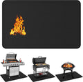 75 x 40 in Under Grill Mat for Outdoor Grill - Fireproof Deck