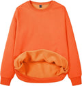 MAGCOMSEN Fleece Lined Sweatshirt Crewneck - Warm Everyday Pullover
