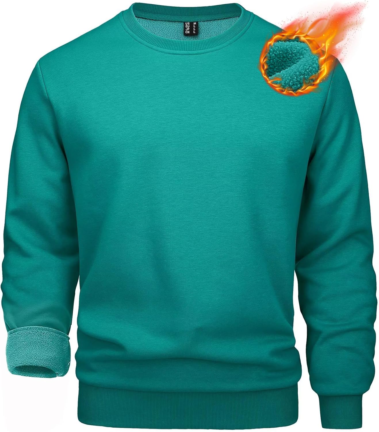MAGCOMSEN Men's Crewneck Sweatshirt for Casual Warmth and Comfort