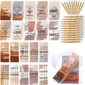Bible Gifts Set 120 Pcs - Bookmarks, Pens, Notebooks & Organza Bags