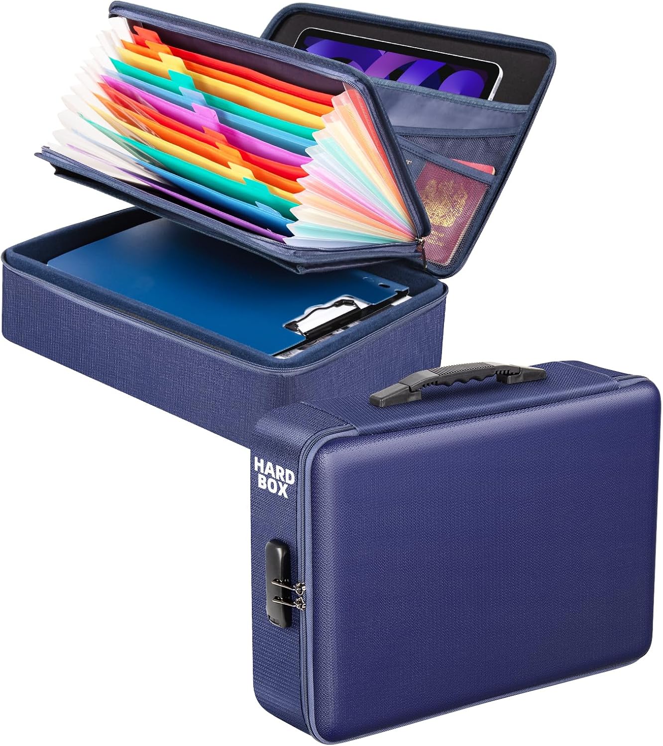 Fireproof Document Organizer Box for Home and Office Storage