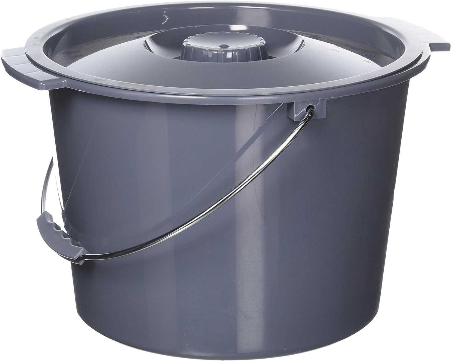 Medline Commode Bucket - Convenient Handle & Lid