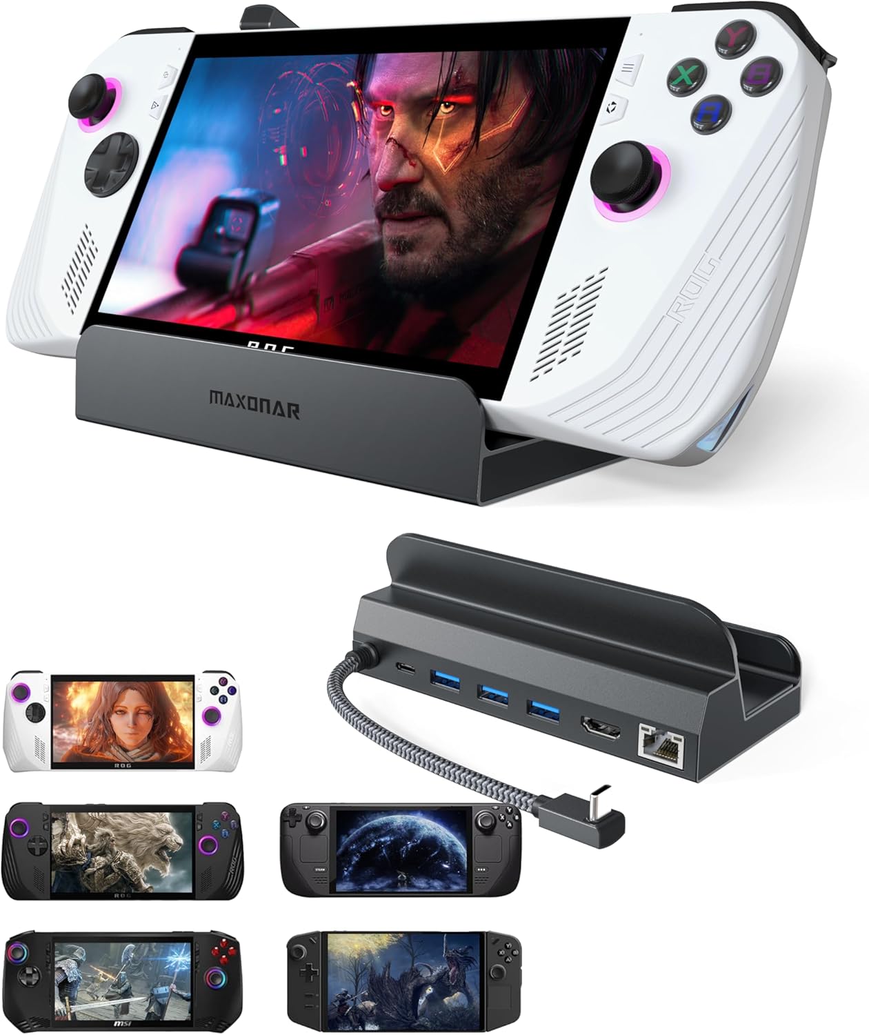 Maxonar 6 in 1 Loot Docking Station for Ultimate Gaming Experience