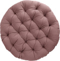 Sorra Home Papasan Cushion 44 in - Plush Mauve Comfort