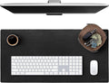 Elizo Leather Desk Mat 32x16 Real Full-Grain Leather - Engineered