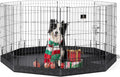 PJYuCien Dog Playpen 8 Panels 30H - Foldable Puppy Exercise Pen