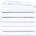 Utopia Bedding Queen Fitted Sheets Bulk Pack of 6 - Deep Pocket