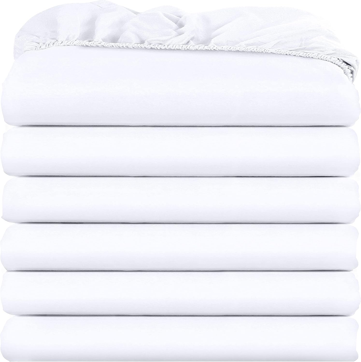 Utopia Bedding Queen Fitted Sheets - Soft Microfiber Pack of 6