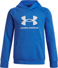 Under Armour boys Rival Fleece Big Logo Hoodie for Comfort
