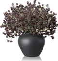 Artificial Plum Berry Stems 10 Pcs - Fall Faux Berry Picks for Mantel