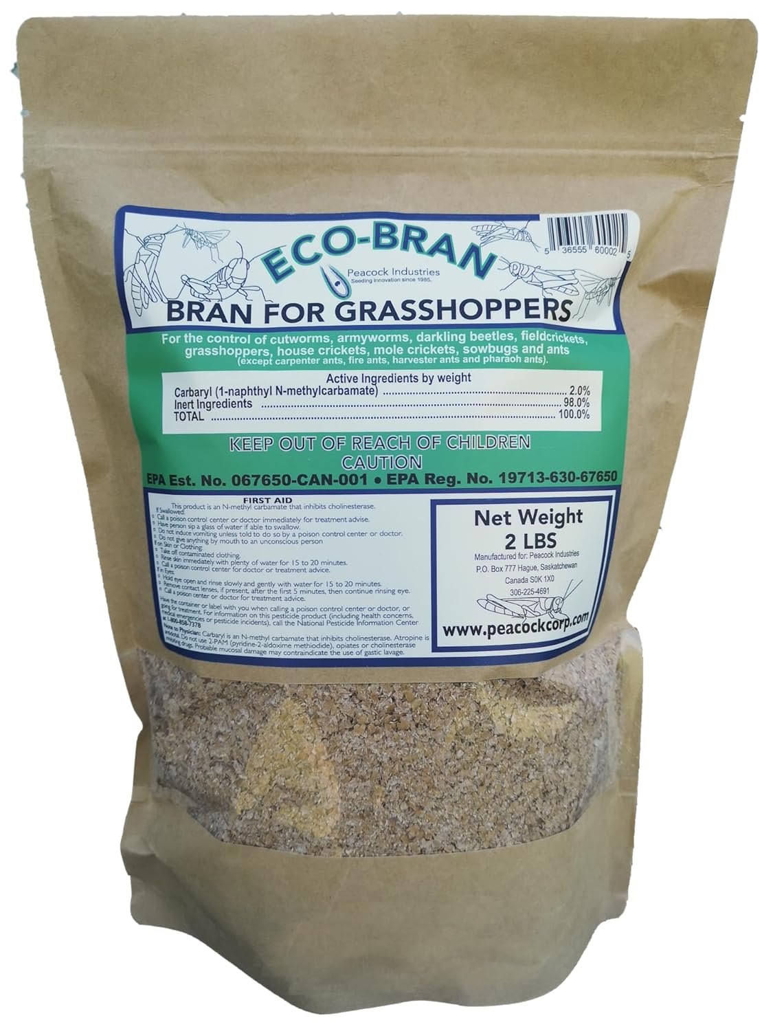 Broad Spectrum Grasshopper & Cricket Bait for Pest Control