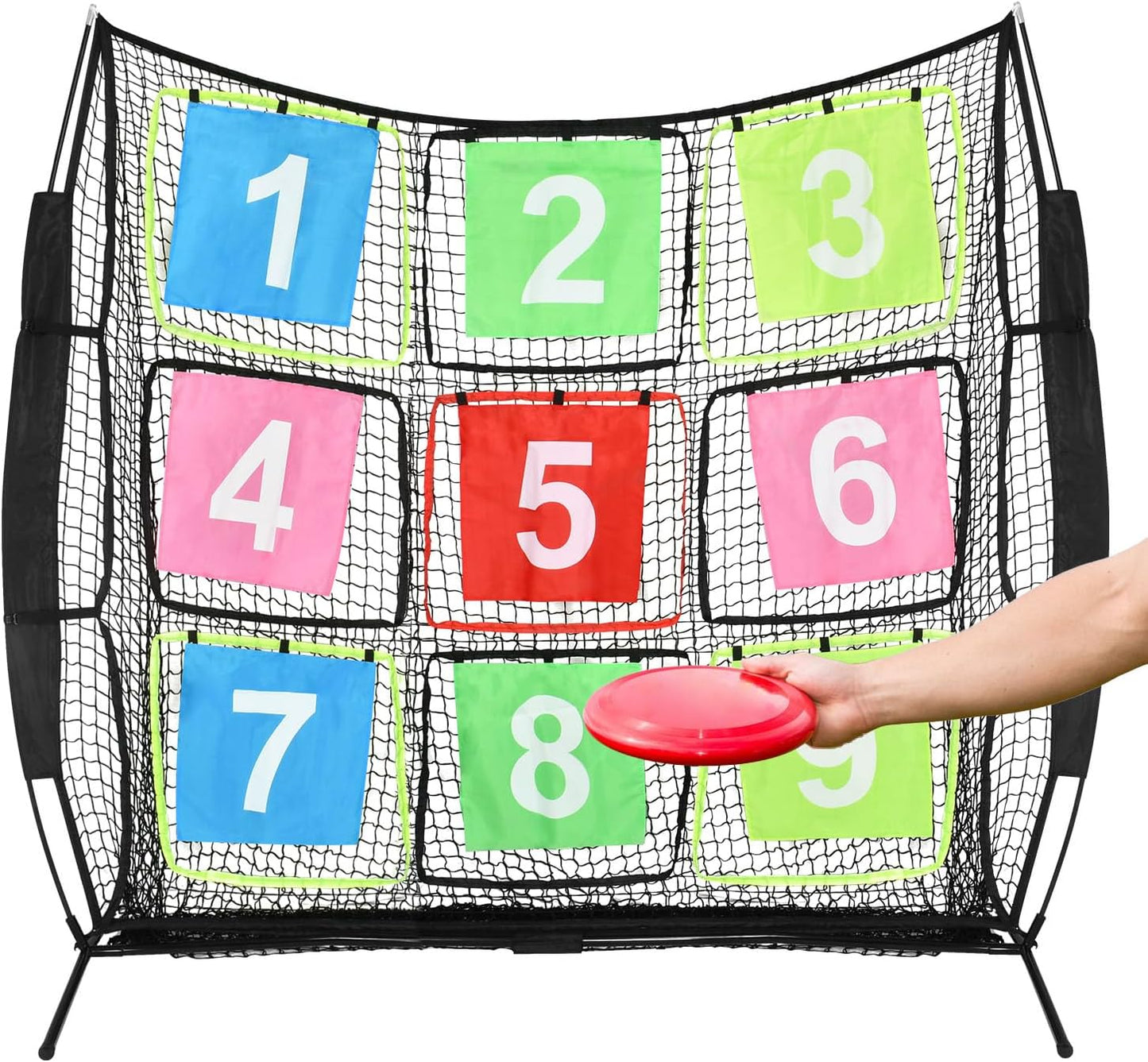 Portable Disc Golf Training Net - Master Your Game Anywhere!