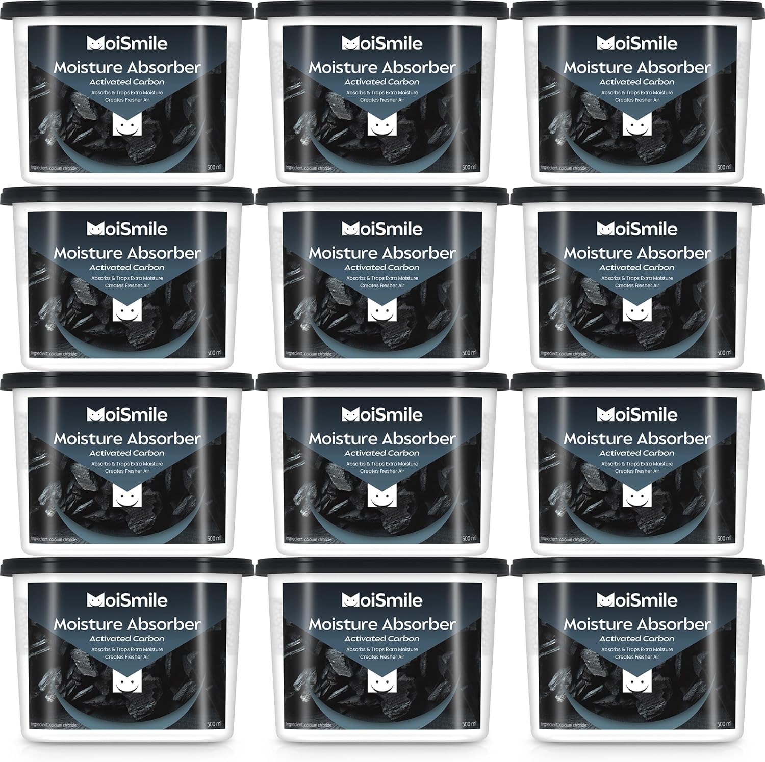 Moisture Absorbers 12 Pack for Closet Dehumidifier Control