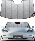 Windshield Sunshade for Tesla Model 3 & Model Y - Metallic Heat Shield