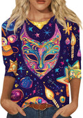 Carnival Graphic Tee for Women 2025 - Festive Style!