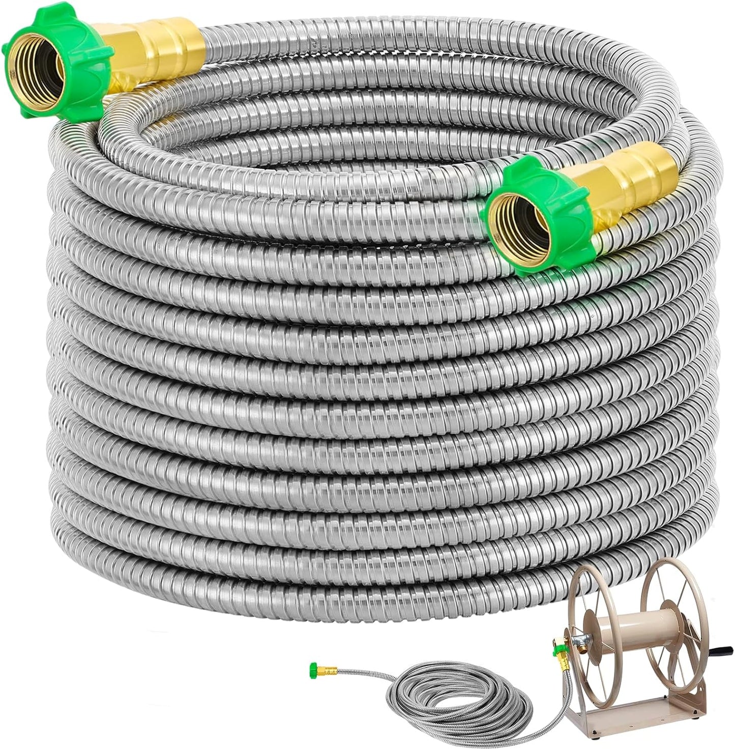 Garden Hose with Female to Female Connector - 50ft Heavy Duty