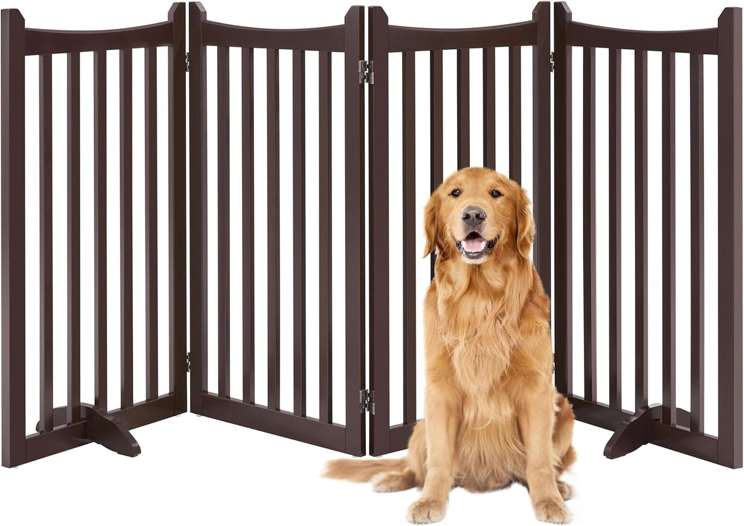 Yaheetech 36 H Extra Tall Freestanding Pet Gate for Dogs