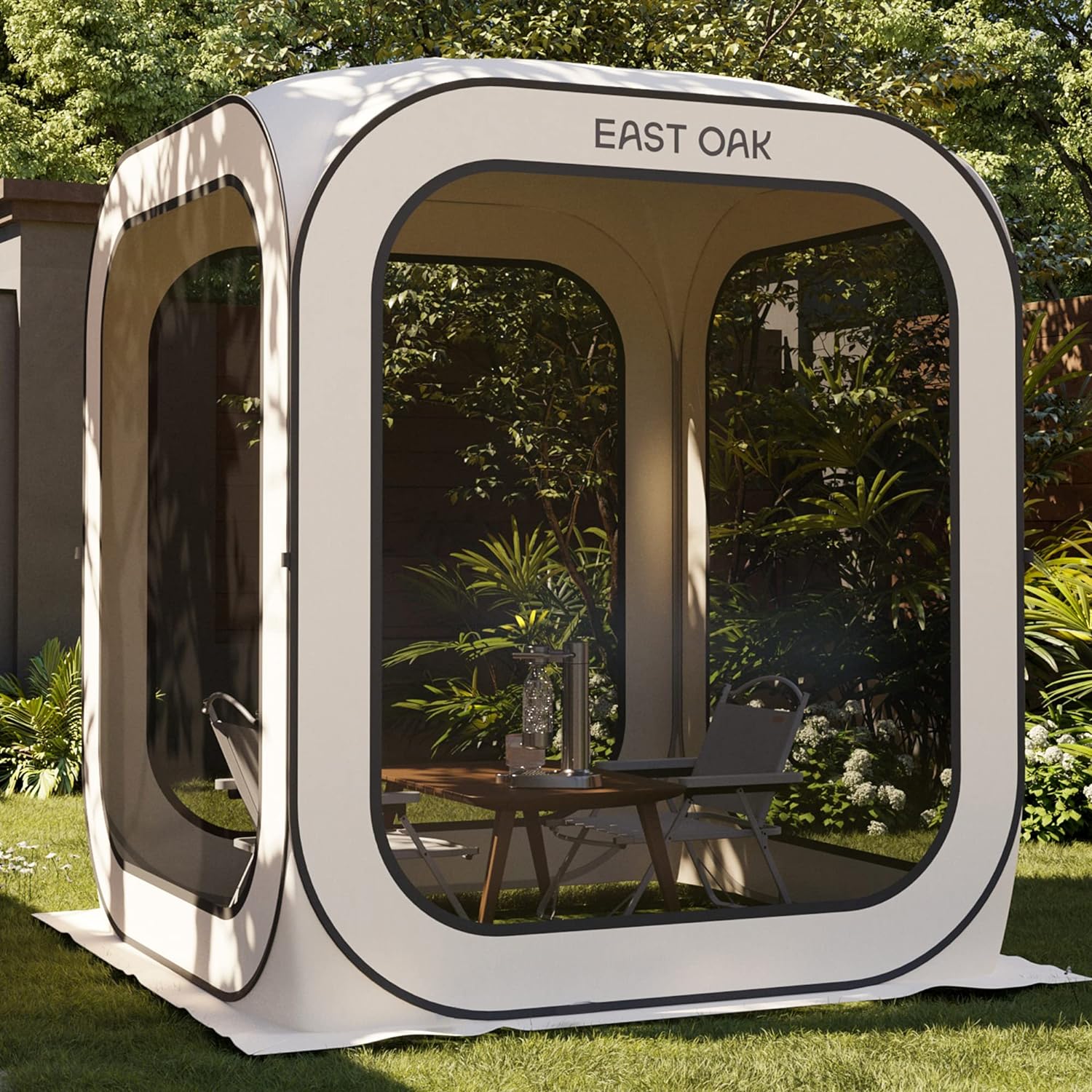 Instant Outdoor Oasis: EAST OAK Pop-Up Screen Tent