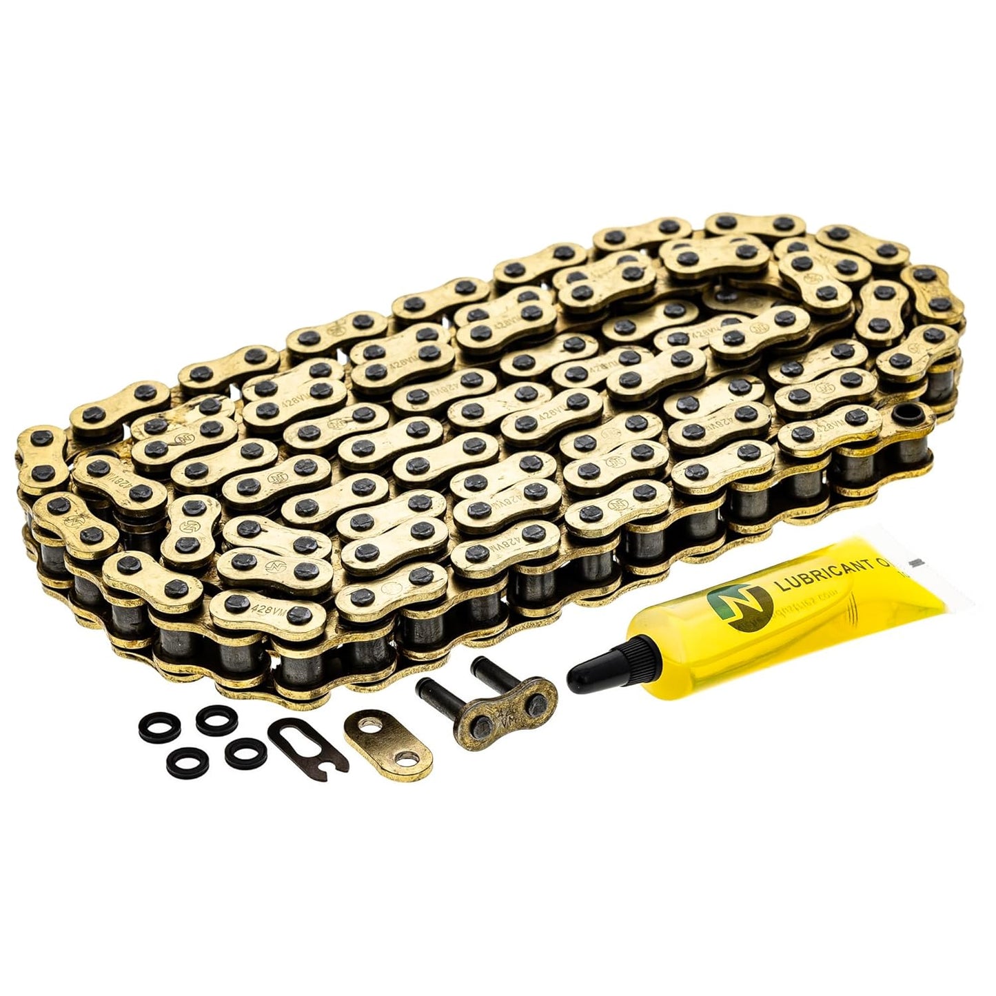 NICHE Gold 428 X-Ring Chain 130 Links for Ultimate Performance