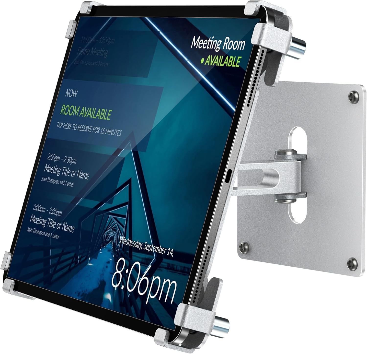 Universal Tablet Wall Mount with Anti-Theft Locking Enclosure