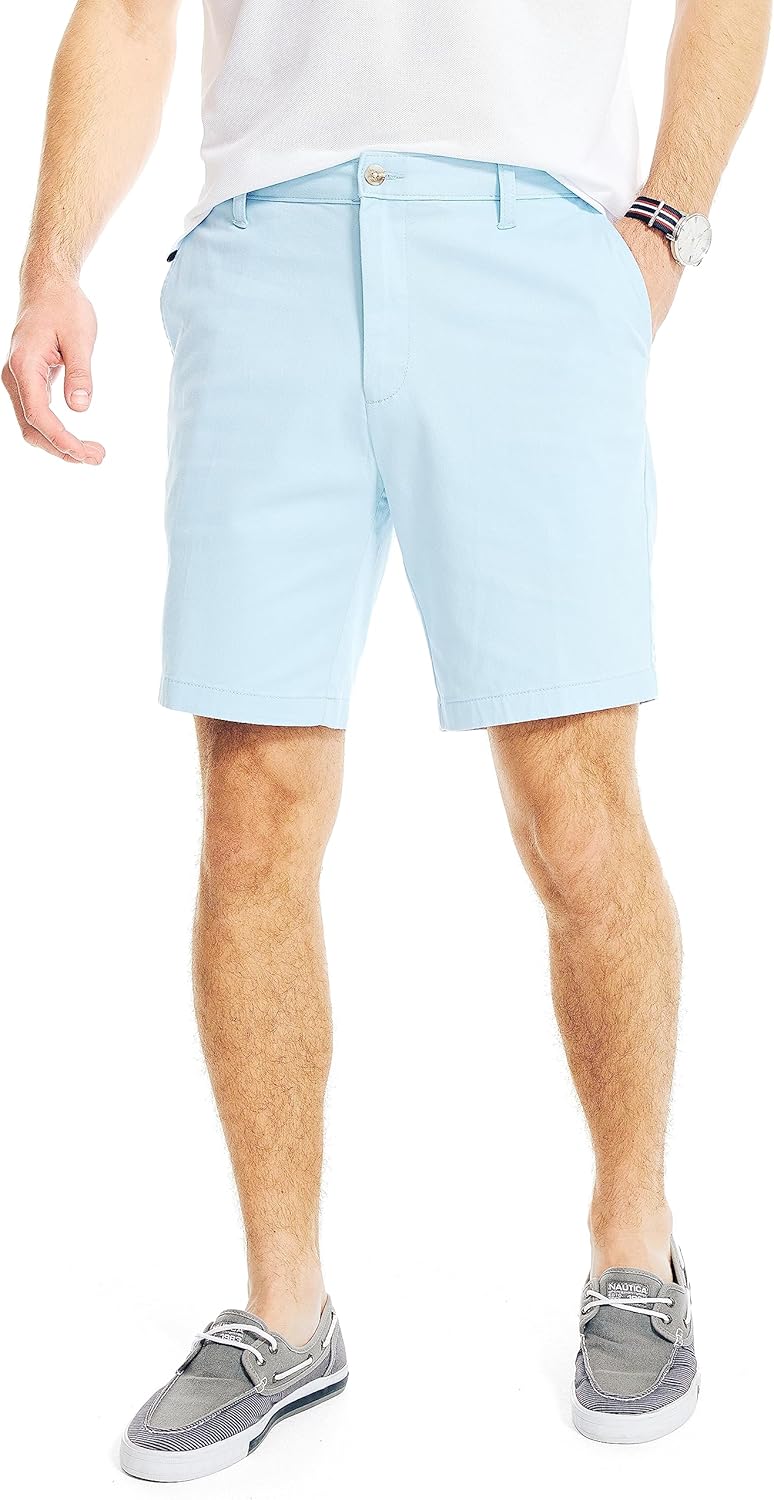 Nautica Mens 8.5in Deck Short for Classic Everyday Style