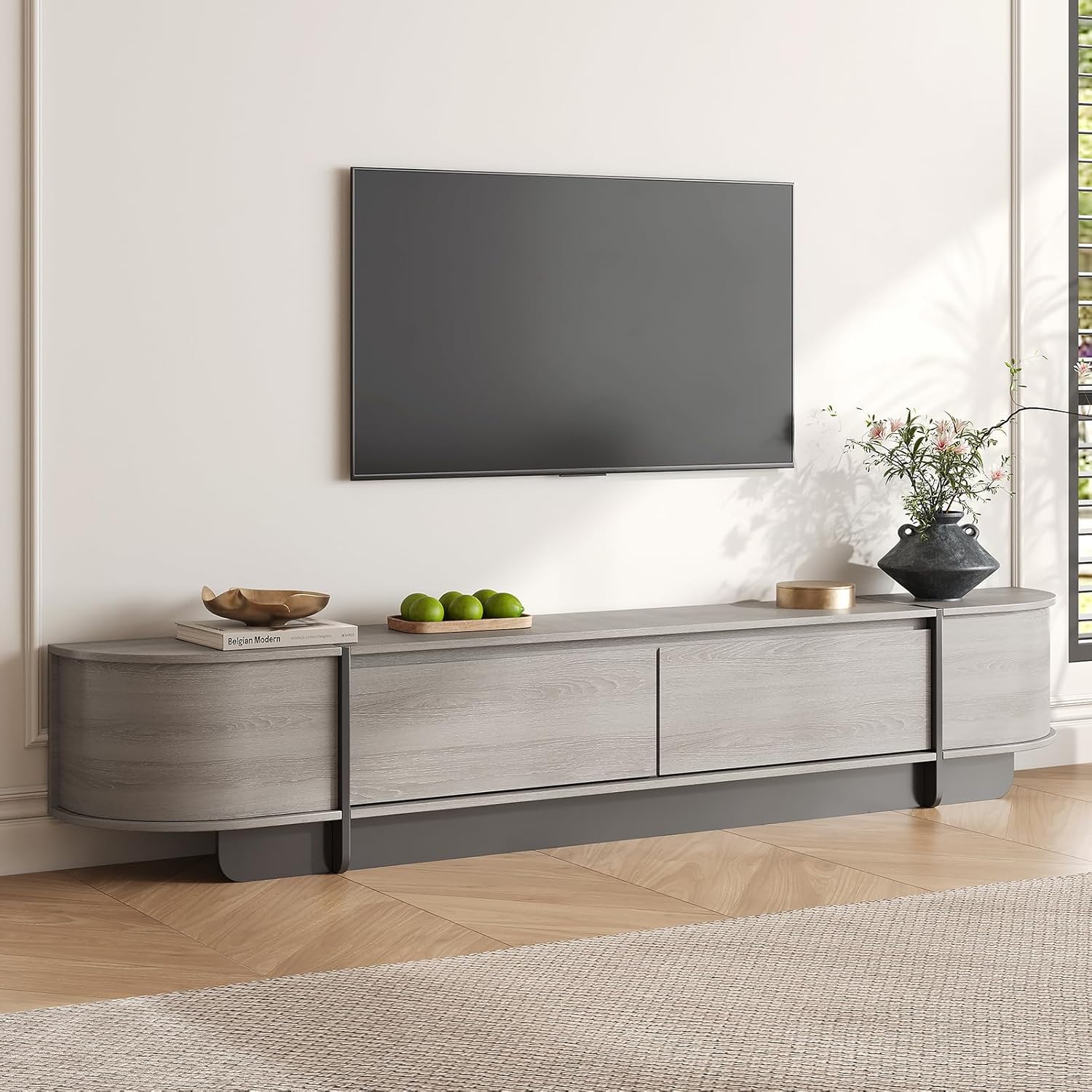 Large Storage Modern TV Stand - 78.7'' UKAOCAI