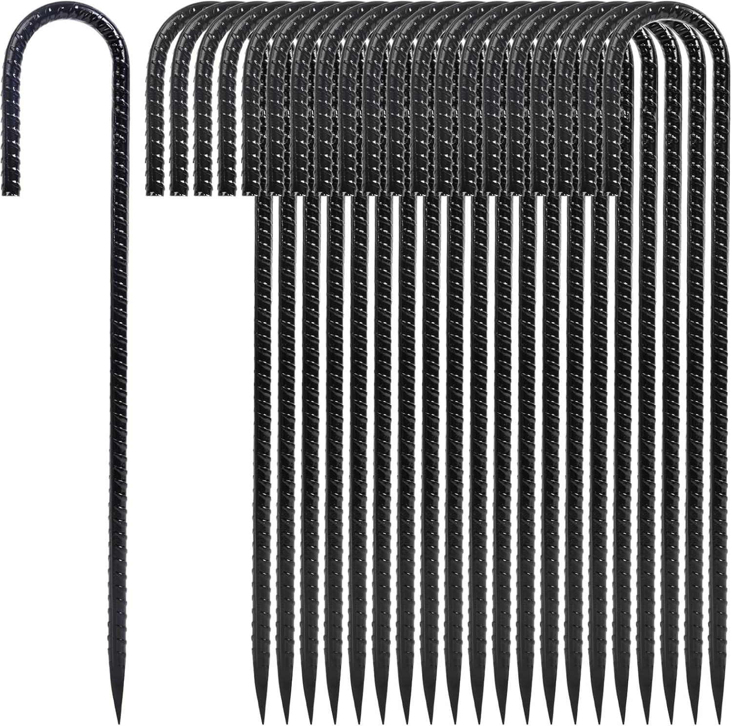 20-Pack Heavy Duty Rebar Stakes: Secure Your Outdoor Essentials with Ease!