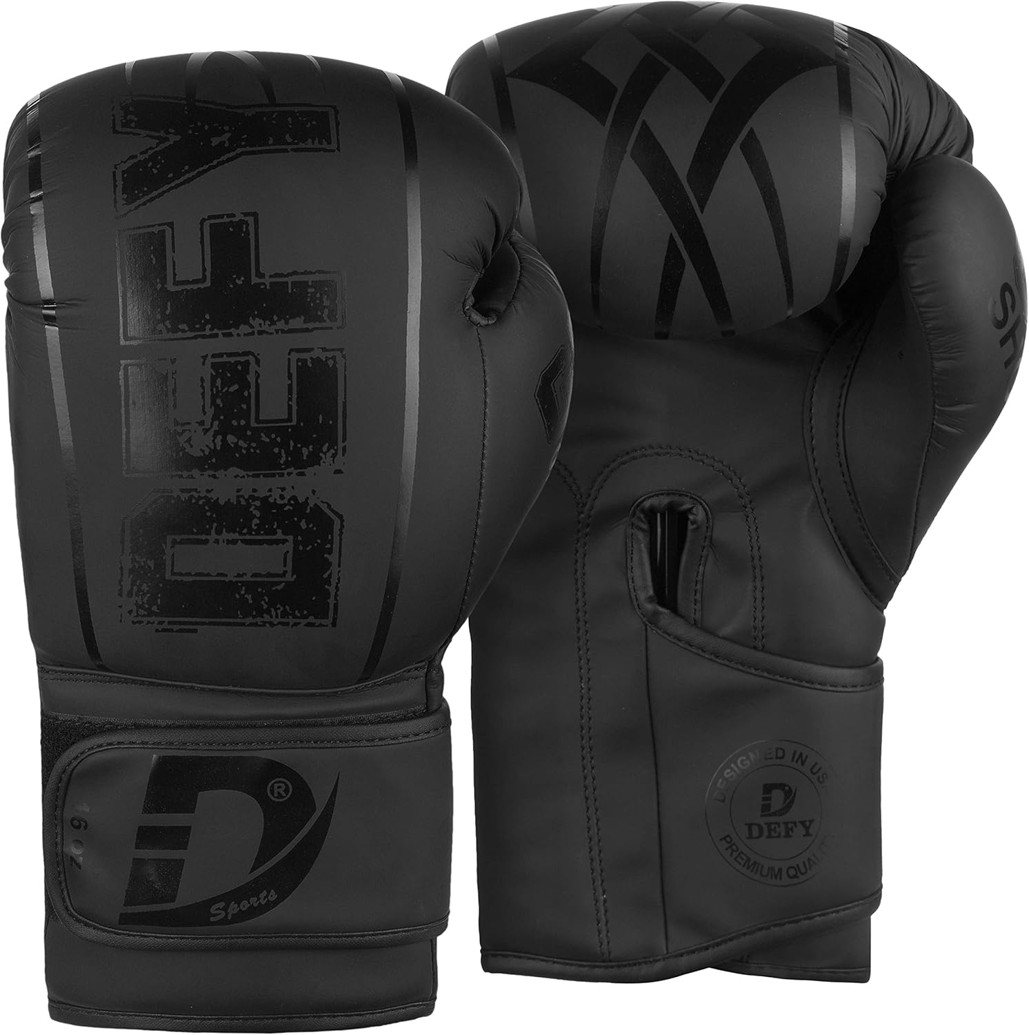 DEFY Premium Synthetic Leather Boxing Gloves - Fearless Training
