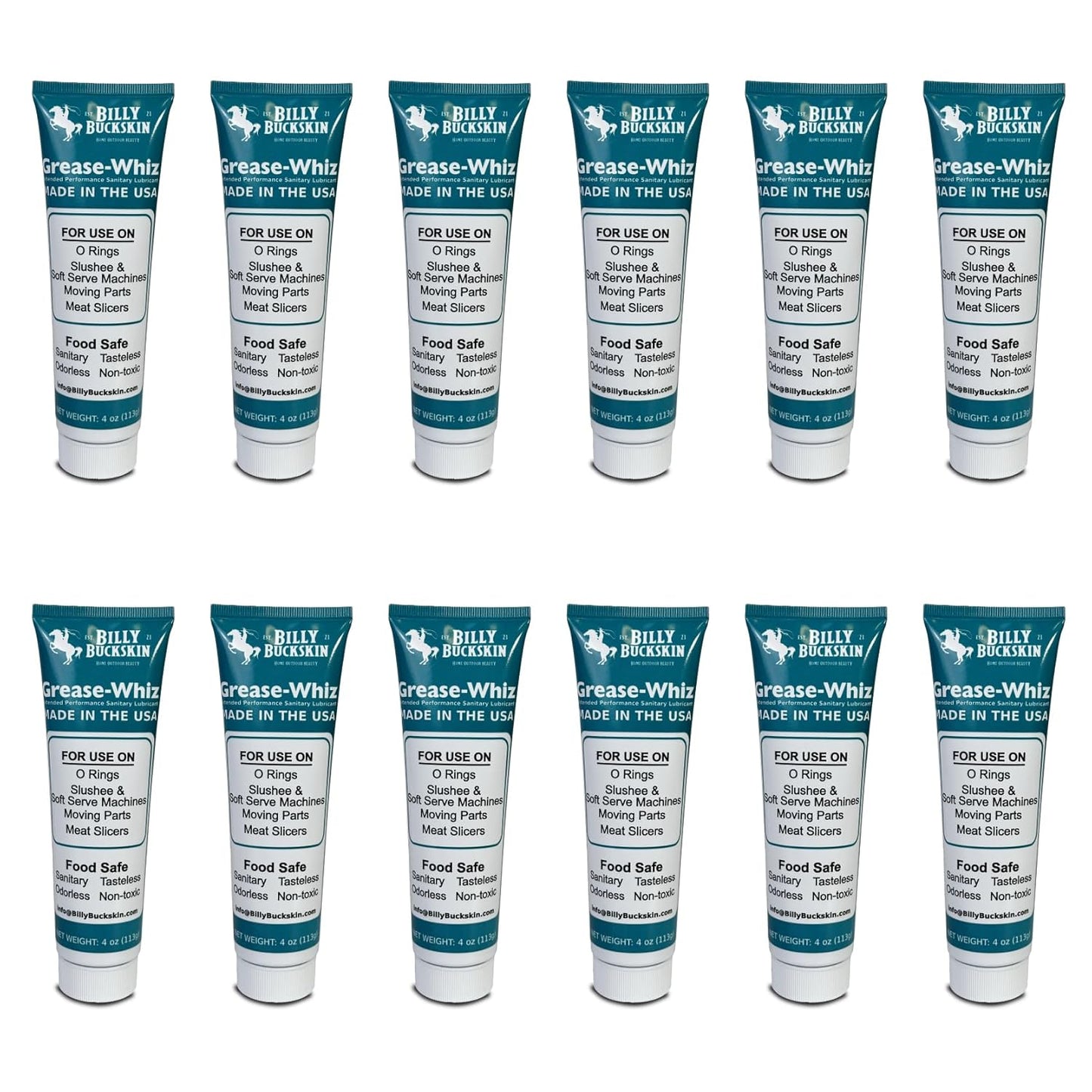 Grease-Whiz Food Grade Silicone Grease for O Rings - 4oz Pack