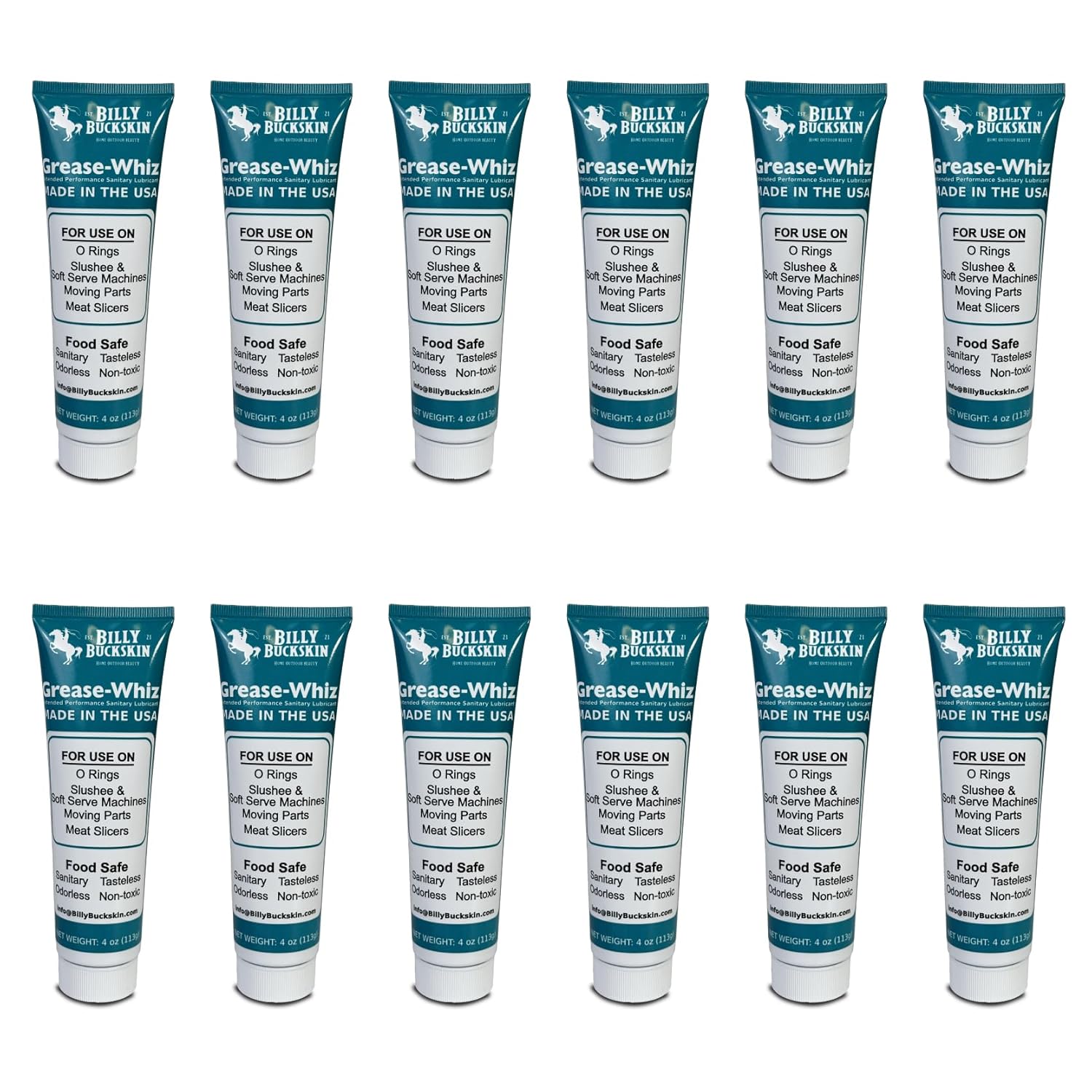 Grease-Whiz Food Grade Silicone Grease for O Rings - 4oz Pack