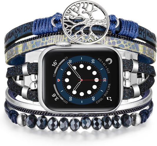 Boho Multilayer Wrap Apple Watch Band for Women