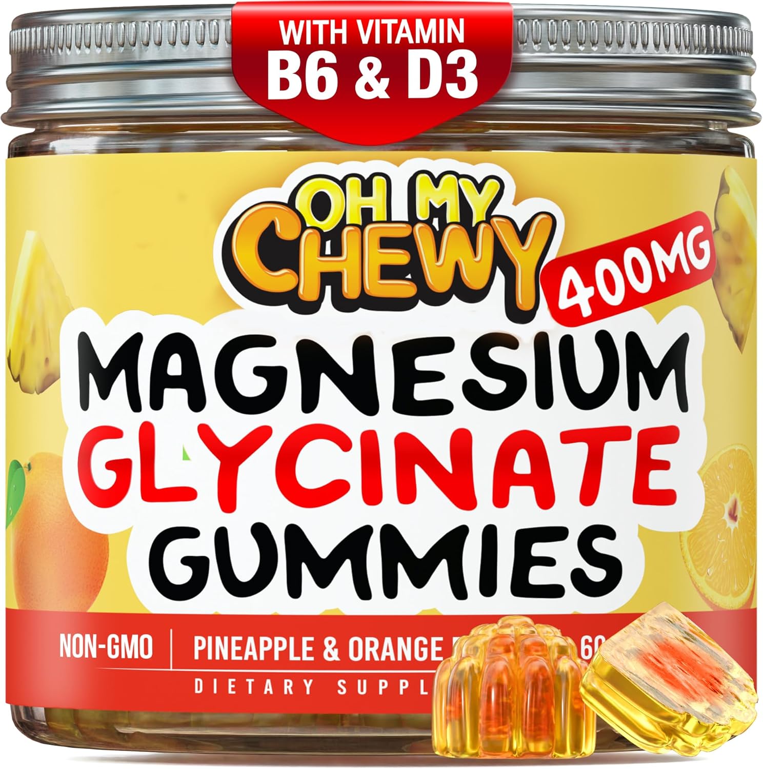 Center-Filled Magnesium Glycinate Gummies for Sleep & Calm