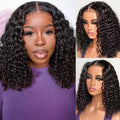Deep Wave BOB Wig Human Hair 13x4 HD Curly BOB Lace Front - Wear & Go