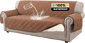 100% Waterproof Couch Cover for 3 Cushion Sofa - XL 78in Terracotta