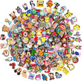 110Pcs Non-Repeat Cartoon Silicone Focal Beads for Pens - Random